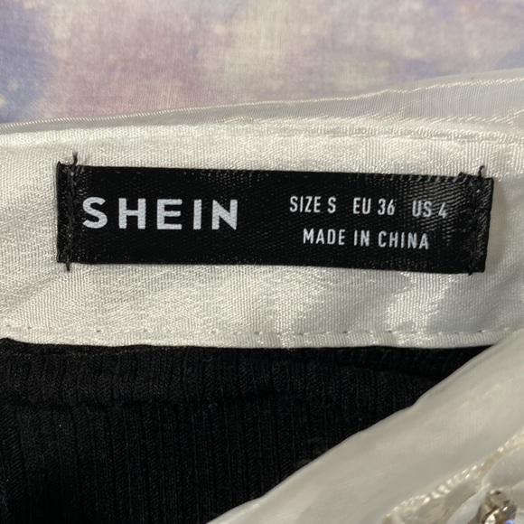🪩[ Shein ] Embellished Collar Long Sleeve Blouse - Picture 5 of 11